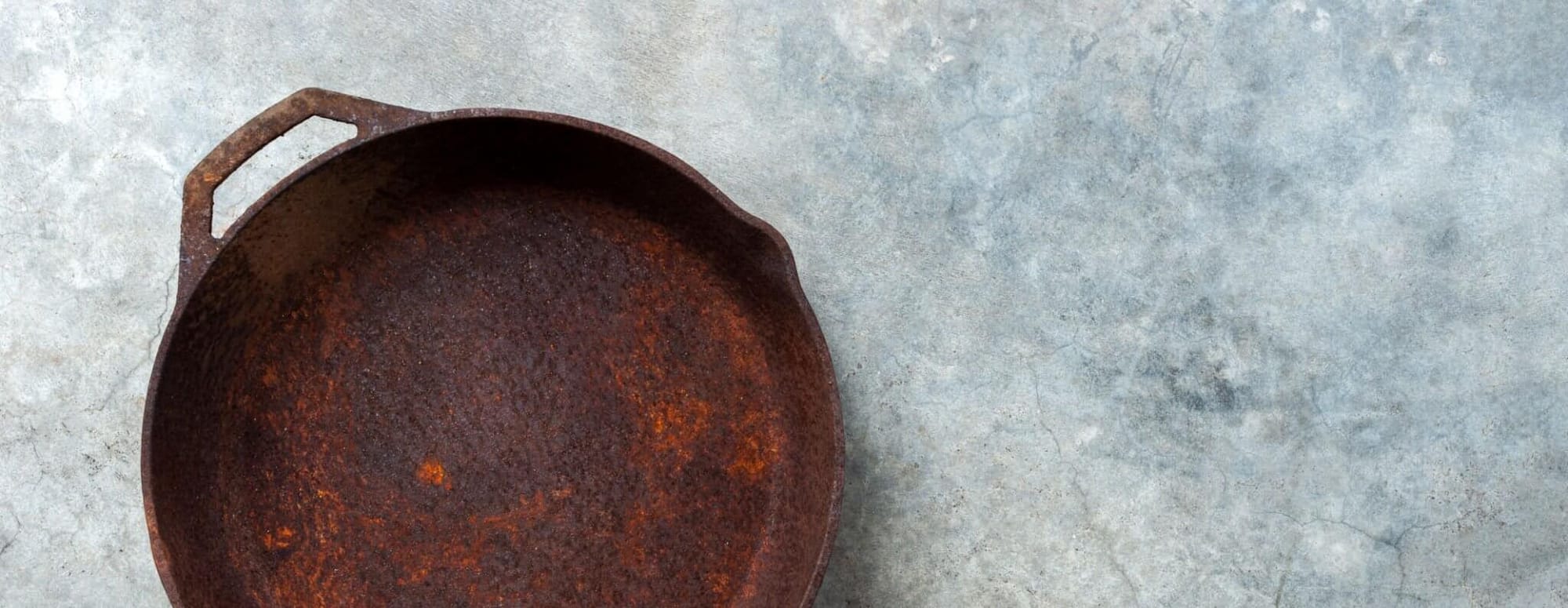 rusty cast iron