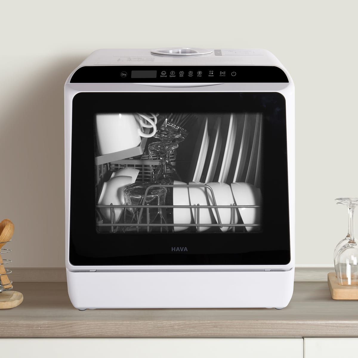 HAVA R01 Compact Countertop Dishwasher Overview