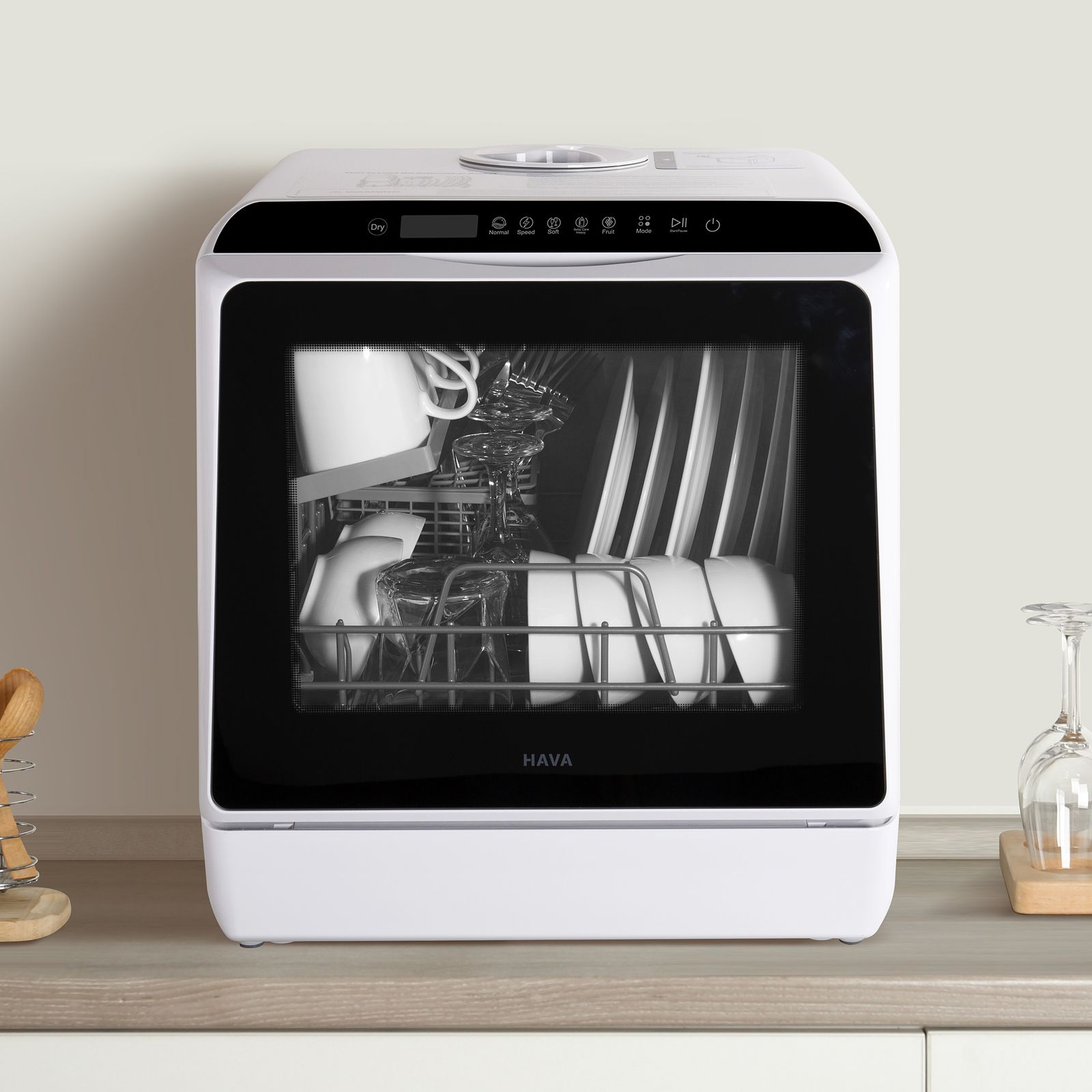 HAVA R01 Compact Countertop Dishwasher Overview